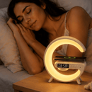 Luminária LED G-Speaker | Caixa de Som Bluetooth | Carregador Sem Fio