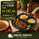 Frigideira Antiaderente 3 em 1 | Mais Praticidade nas Refeições