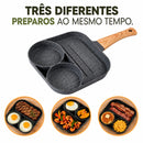 Frigideira 3 Em 1 Antiaderente Premium - Praticidade pra Sua Cozinha a Todo Momento