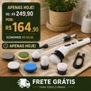 Escova  de Limpeza Elétrica EasyClean 9 em 1 com Cabo Extensor - ÚLTIMAS UNIDADES