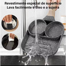 Frigideira 3 Em 1 Antiaderente Premium - Praticidade pra Sua Cozinha a Todo Momento