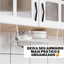 Wire Hanging Basket Cesto Suspenso Aramado Organizador De Cozinha E Armário Prateleira De Encaixe