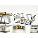 Wire Hanging Basket Cesto Suspenso Aramado Organizador De Cozinha E Armário Prateleira De Encaixe